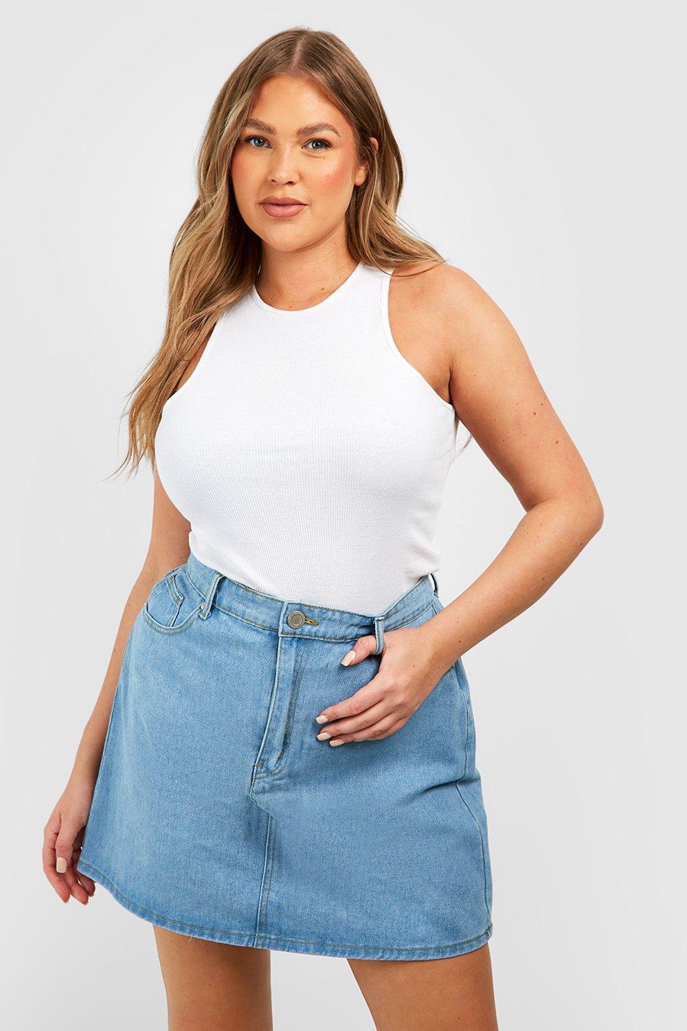 Boohoo sale curve skirts